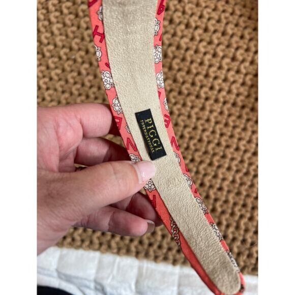 NEW Piggi International Floral Cotton Logo Headband Accessories Multi Color - Picture 2 of 4